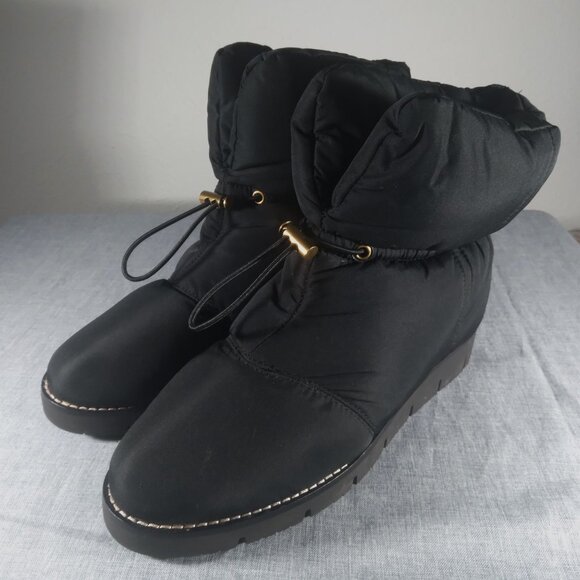 J.CREW ELSA BD325 PUFFER BOOTS BOOTIE PRIMALOFT PULL-ON Women Size 8 s-7114 - Picture 4 of 15